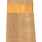 Ekena Millwork Portland Rough Sawn Timber Gable Bracket, Western Red Cedar, 36"W x 6"H x 4"D x 4"F, 4/12 Pitch GBW036X06X0404POR00RWR - alternate 4